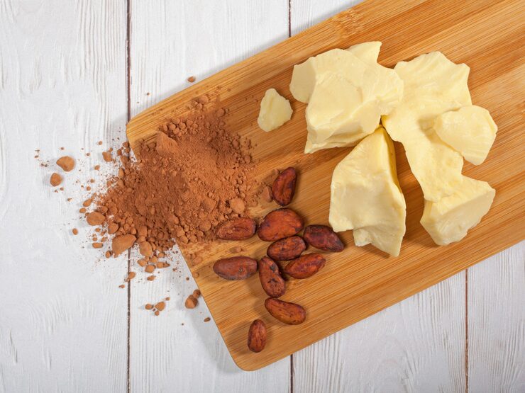 Natural cocoa butter