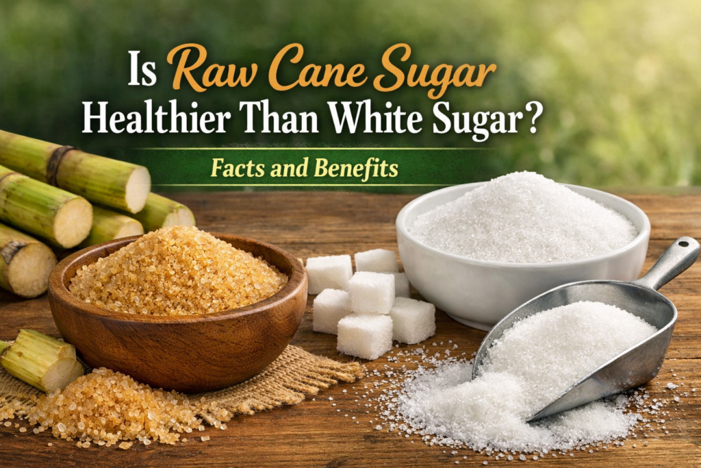 Is Raw Cane Sugar Healthier Than White Sugar Facts and Benefits