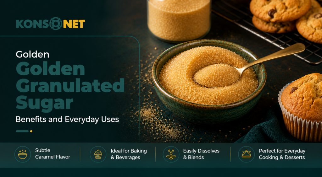 Golden Granulated Sugar Benefits and Everyday Uses