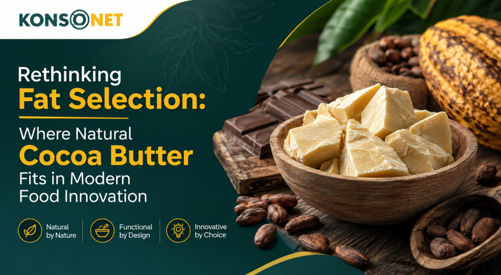 Rethinking Fat Selection Where Natural Cocoa Butter Fits in Modern Food Innovation